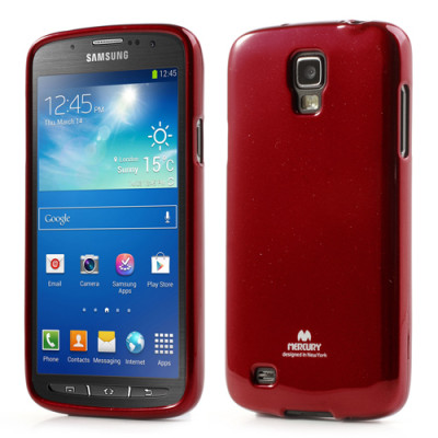 Силиконови гърбове Силиконови гърбове за Samsung Силиконов гръб ТПУ MERCURY за Samsung Galaxy S4 Active I9295 червен